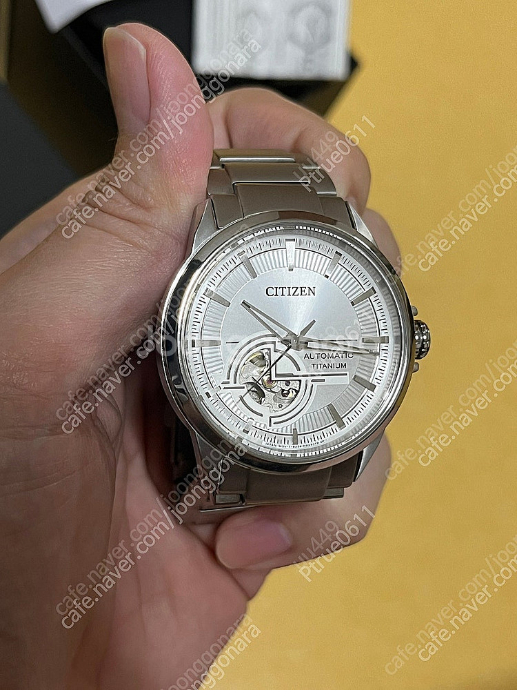 판매] 시티즌 오픈하트 티타늄 NH9120-88A 오토...--3