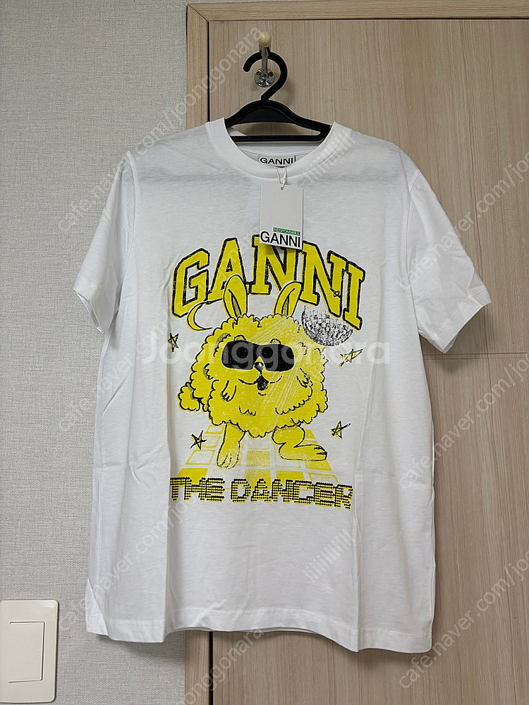 GANNI 가니 반팔 티셔츠 댄스 버니 S 새상품--5