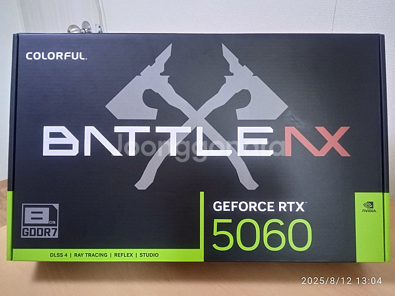 미개봉 새제품 컬러풀 지포스 RTX 5060 NB EX 8GB-V 3팬--3