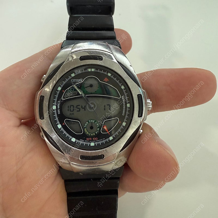 시티즌 빈티지 프로마스터 다이버 아나디지 시계--7