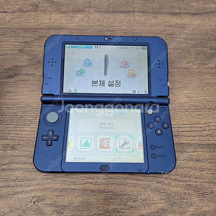 닌텐도 new 3ds xl 블루 순정제품 풀박스 판매해...--6