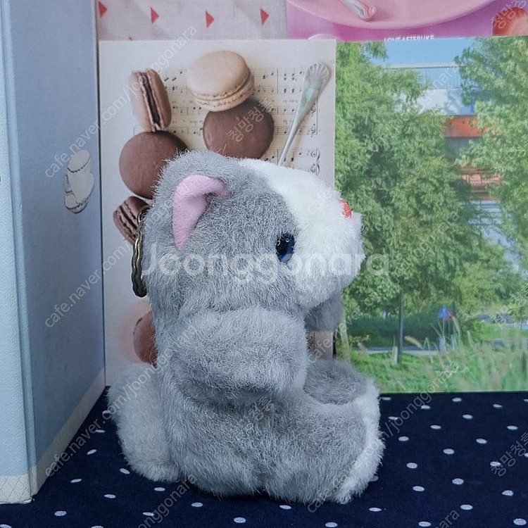 고전 빈티지 고양이인형 인형키링--2