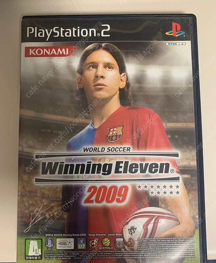 위닝일레븐 2009 PS2 이미지