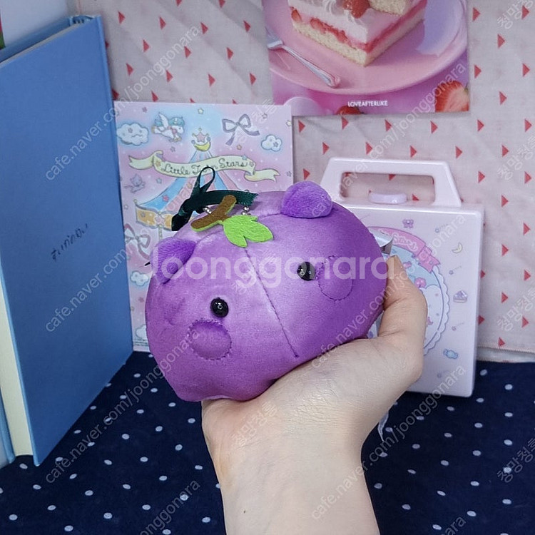 멘다코 후르츠 마스코트 우무문어 과일문어 포도 인형키링--8