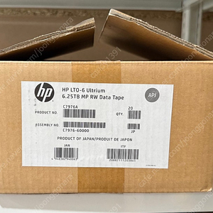 판매) HPE LTO-6 Ultrium RW MP 6.25TB 데이터 카트리지 C7976A