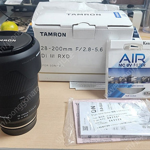 탐론 28-200mm F/2.8-5.6 Di III RXD A071 소니FE 마운트 + 겐코 AIR MC 67mm 필터