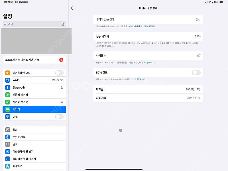 아이패드 프로 13 M4 256g(셀룰러) 실버 + 애...--3