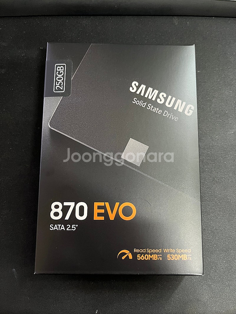 삼성 870 EVO 250G SSD 미개봉 판매 합니다--0