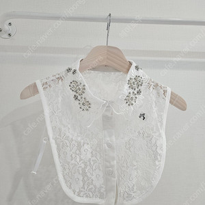(새상품) 여성용 큐빅넥카라 페이크카라