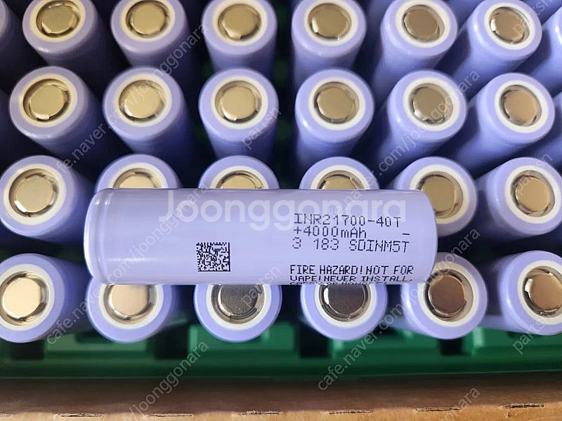 INR 21700 40T 미사용 정품 신품 고방전 배터...--0