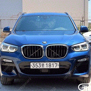 [BMW]X3 (G01) xDrive 20d M 스포츠 기본형 (0톤) ★중고차★중고차매입★전액할부★저신용자★신불자★소액할부★현금★카드 전부 가능합니다!