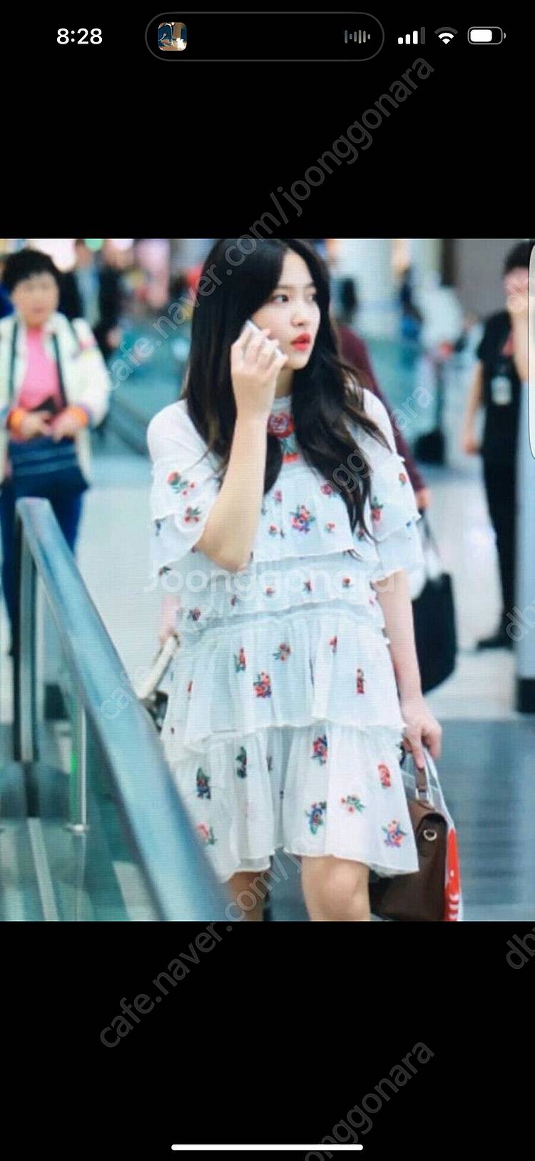 ZARA 자라 예리 플라워 자수 원피스 55사이즈--0