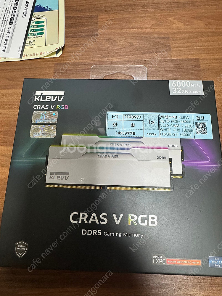 klevv CRAS V ddr5 6000 cl30 32...--0