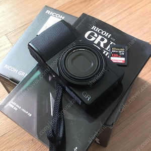 리코 GR3X 민트급(추가 정품 배터리, 샌디스크 128GB, 리코 가이드북)