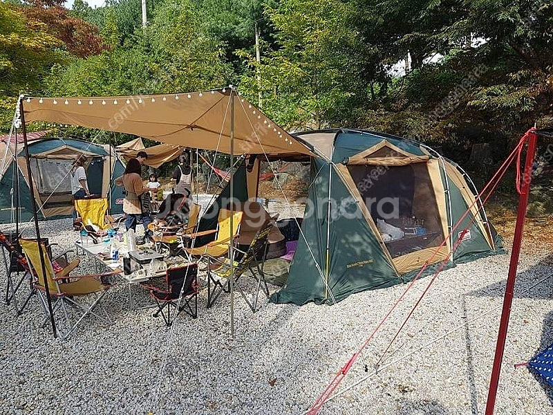콜맨 와이드스크린 투룸 하우스 맥스 텐트 +전면우레탄창...--1
