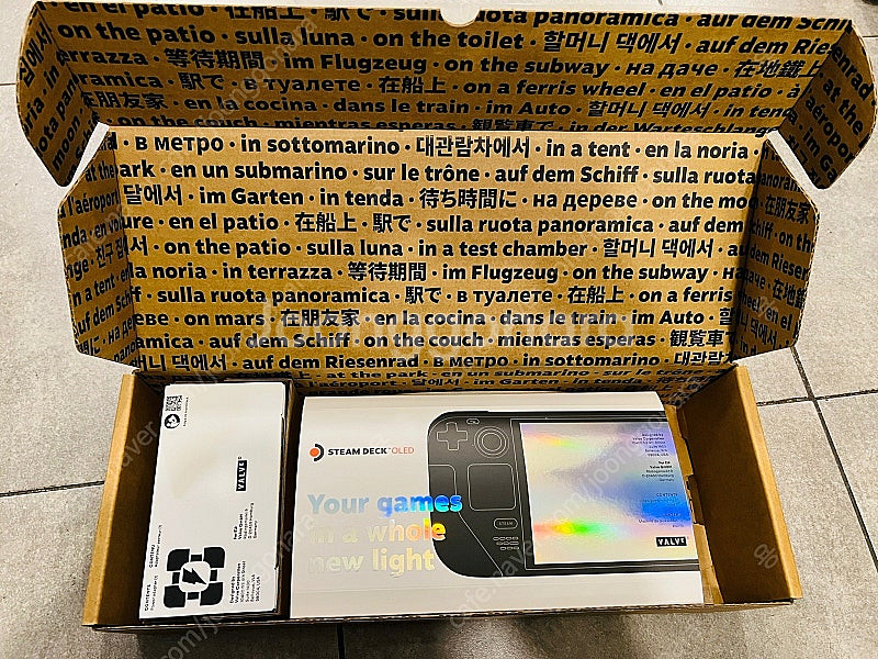 스팀덱 oled 512->2tb 업글모델 팝니다--4