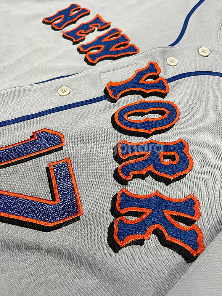 마제스틱 구대성 뉴욕 메츠 어웨이 정품 어센틱 유니폼--2