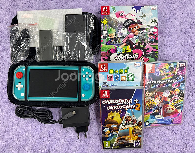 닌텐도 스위치 라이트(게임칩4종포함)--0