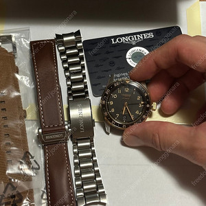 론진 스피릿 줄루타임 골드캡 콤비 39mm