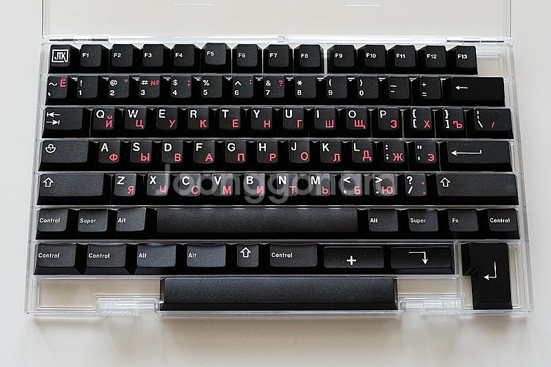 jtk red cyrillic 키캡 (JTK 레드 키릴...--0