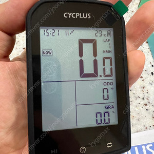 GPS 자전거 대화면 속도계 C타입 충전식 거치대 서비스