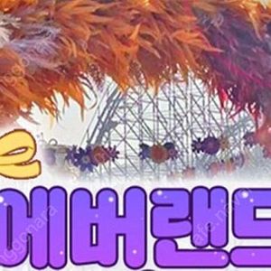 에버랜드 자유이용권 8월19일 오늘당일