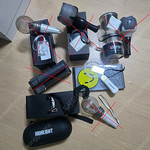 비스트/하이라이트 응원봉(임시봉/야광봉/로즈봉/할라봉) 팝니다.​