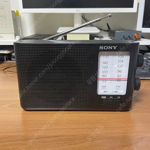 소니 클래식 아날로그 DSP 라디오 icf-19