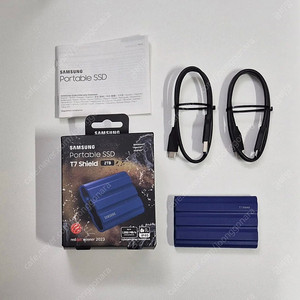 삼성 SSD - T7 Shield 실드 2TB (삼성 외장하드. 외장SSD)​