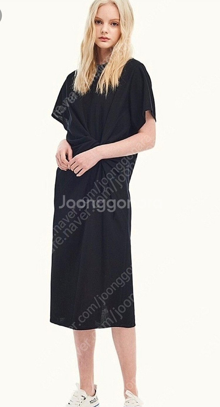 랑방 꼬임 원피스--0