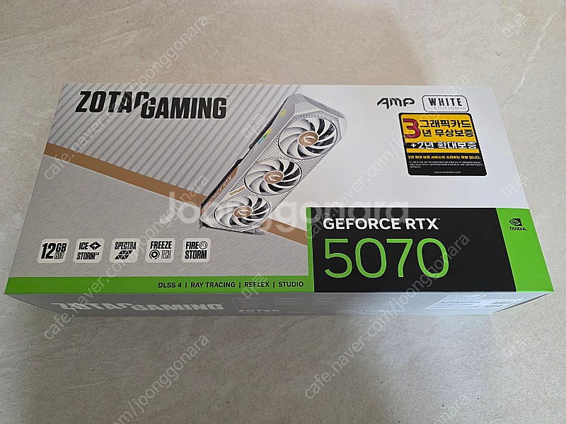 ZOTAC RTX 5070 AMP 그래픽카드 미개봉 /...--0