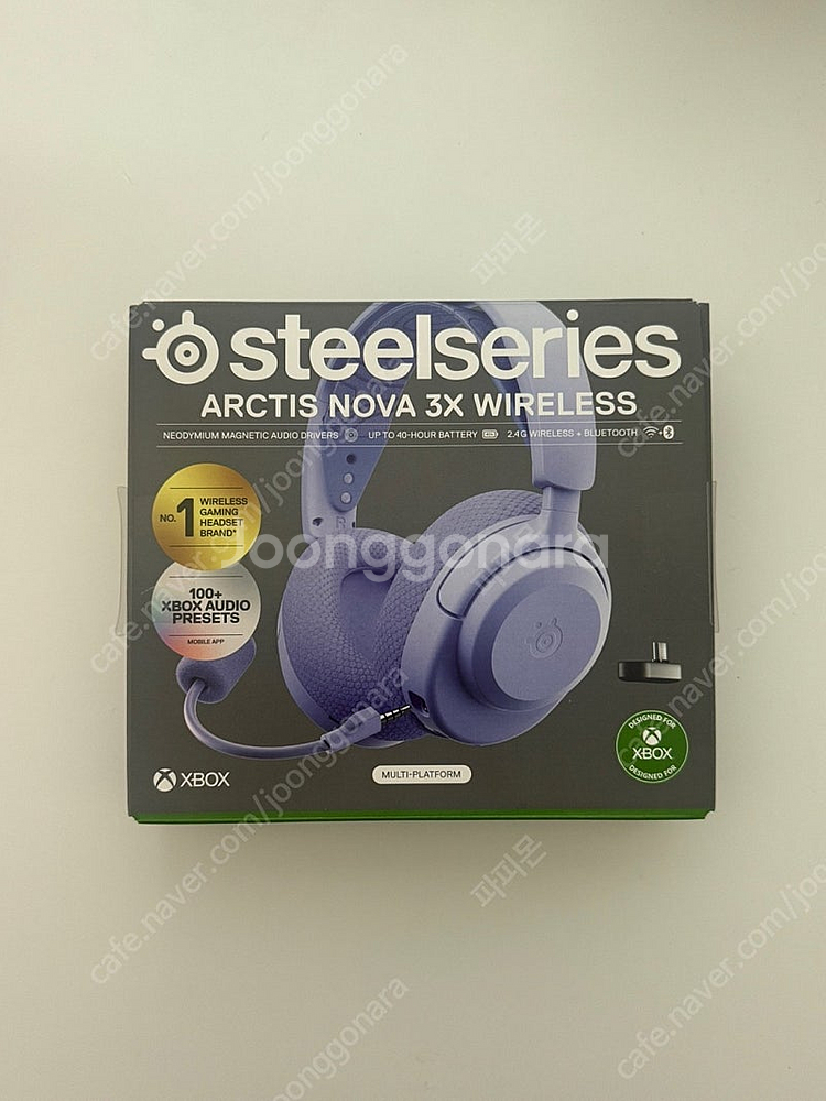 스틸시리즈 Arctis Nova 3X 무선 게이밍 헤드...--0