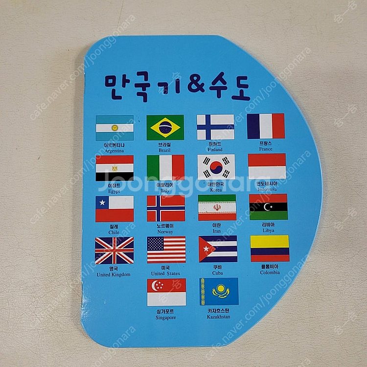 세계지도 만국기 수도 교구--2