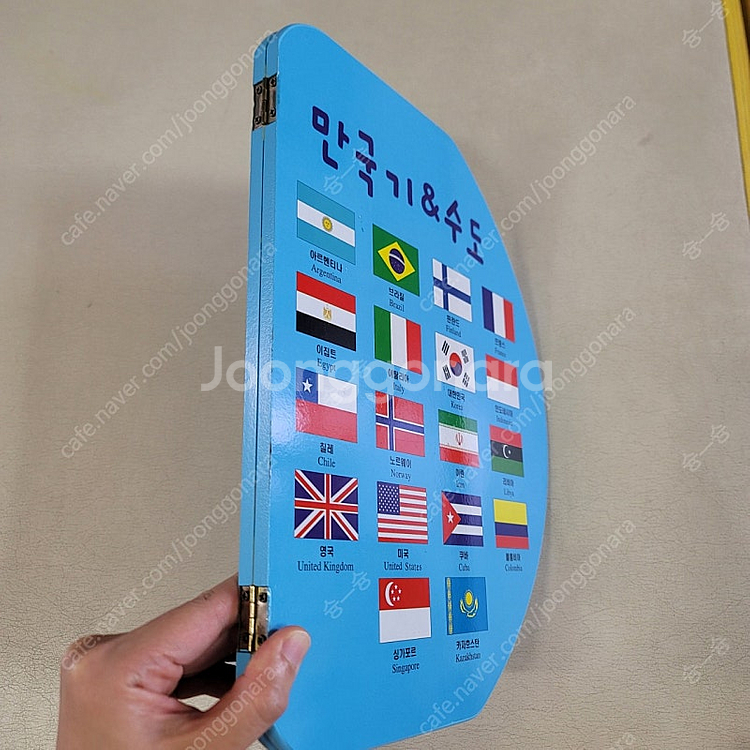 세계지도 만국기 수도 교구--3