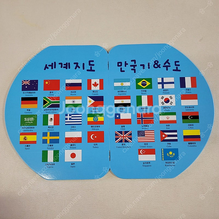 세계지도 만국기 수도 교구--7