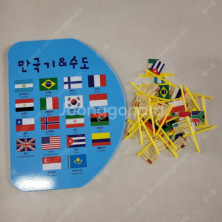 세계지도 만국기 수도 교구--8