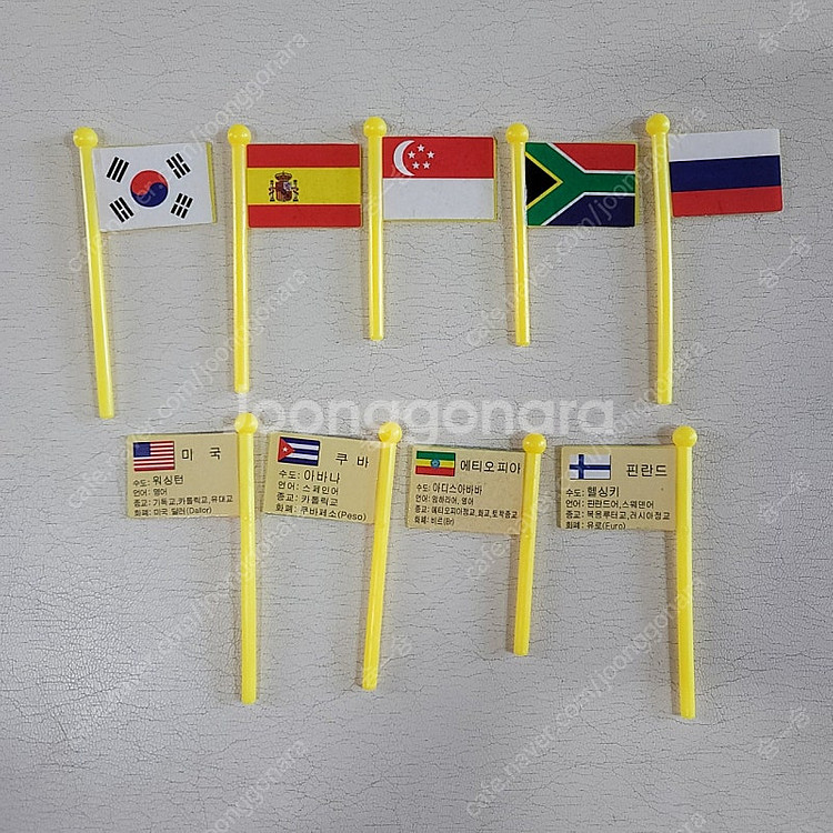 세계지도 만국기 수도 교구--9