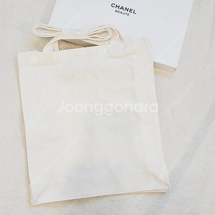 샤넬 뷰티 화이트 에코백 가방--1