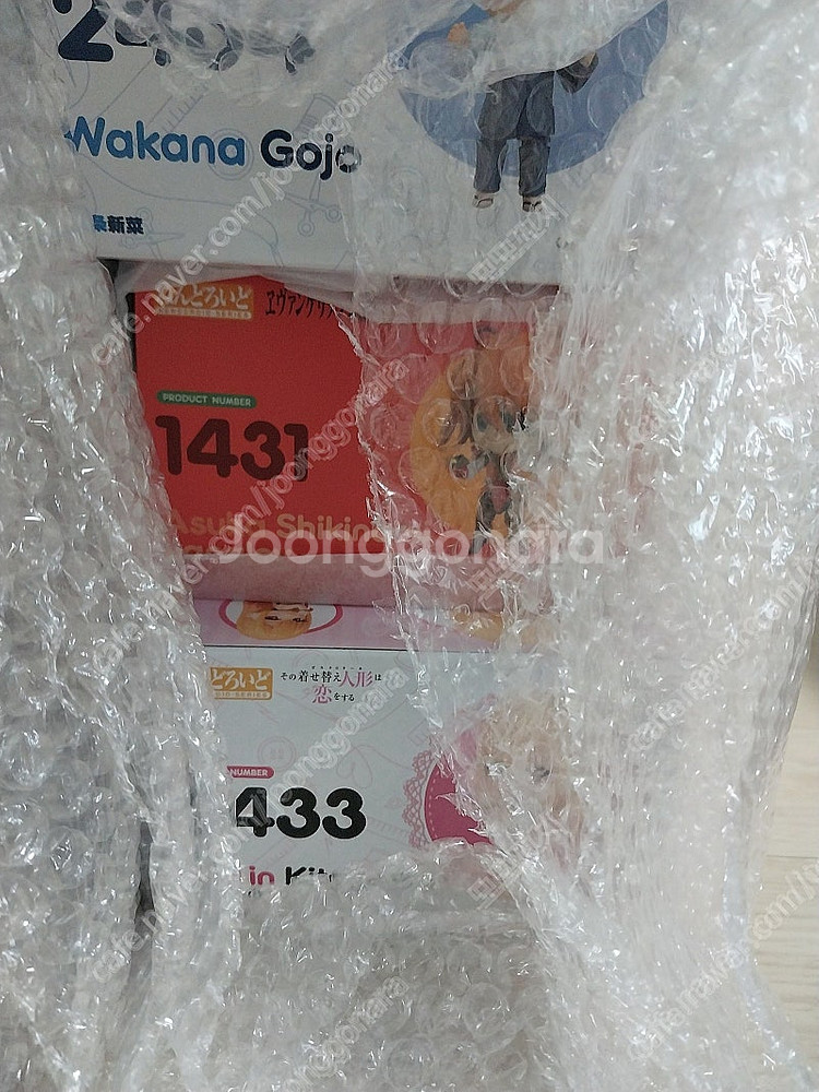 미개봉 에반게리온 신지, 카오루, 아스카, 레이, 플러그슈트 넨도 일괄--1