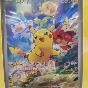 포켓몬카드 스페셜점보 피카츄 미개봉