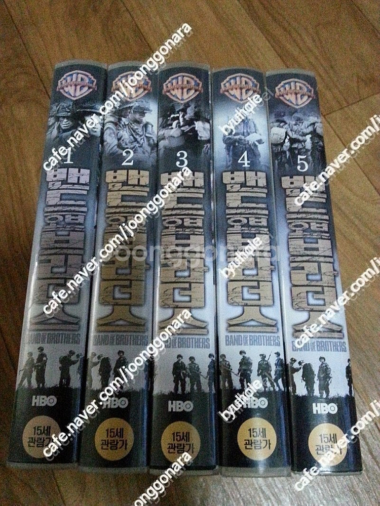 판매) 비디오테입- 밴드오브브라더스1-5완 과 코마1-...--3