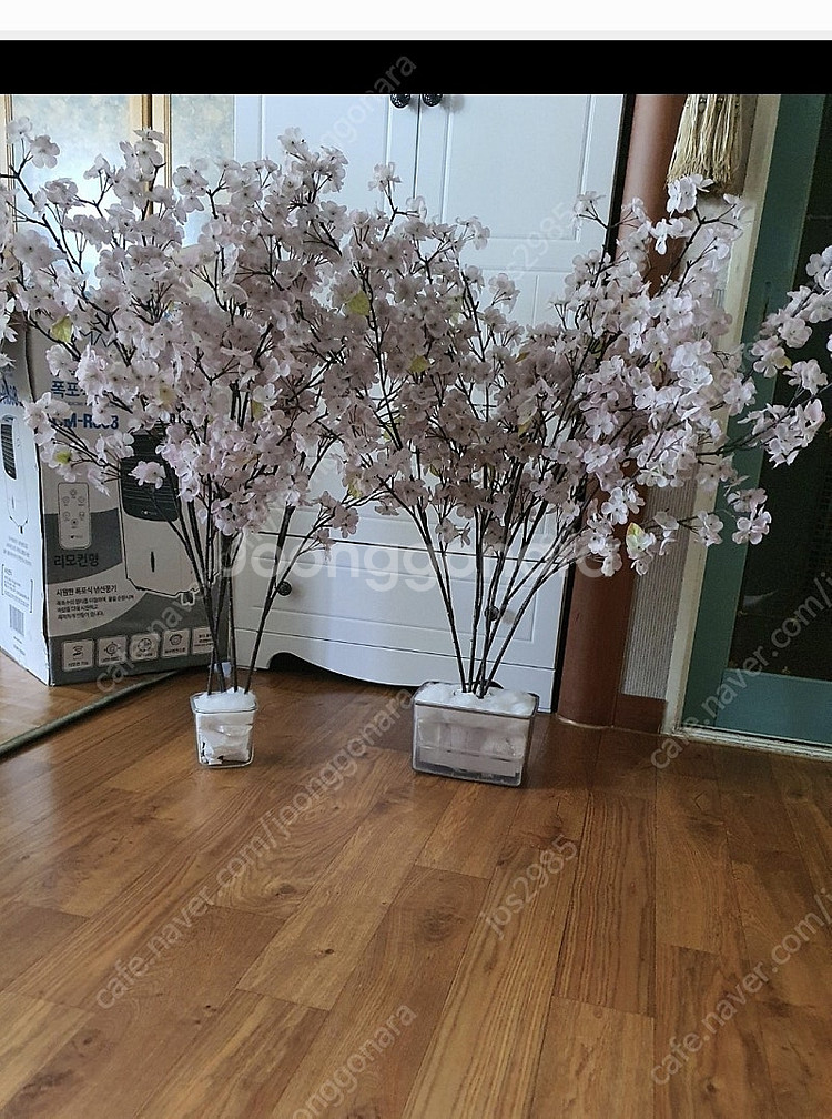 흰색5단책장겸다용도진열장저렴히2만5천원그외예쁜트리3개+...--9