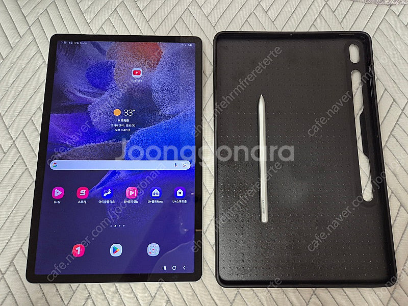 갤럭시탭 S7 FE(sm-t733) 64gb 펜, 케이...--0