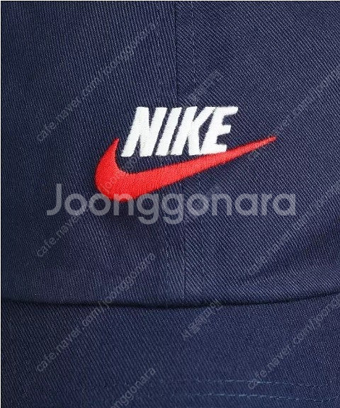 나이키 초레어 헤리티지86 클래식 네이비/레드 스우시 볼캡 모자--1