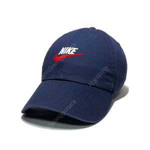 나이키 초레어 헤리티지86 클래식 네이비/레드 스우시 볼캡 모자
