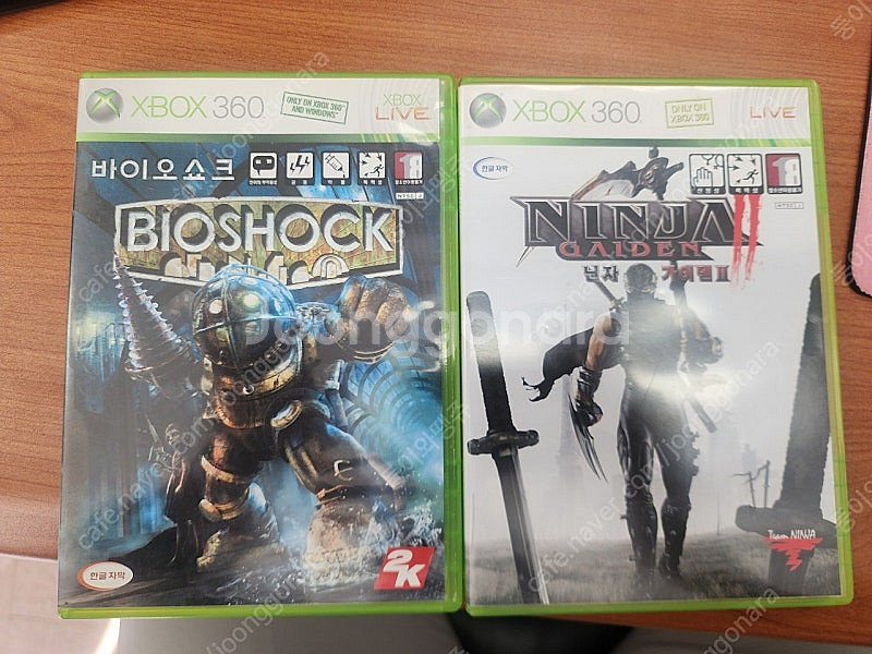 xbox360 바이오쇼크1, 닌자가이덴2 판매--0