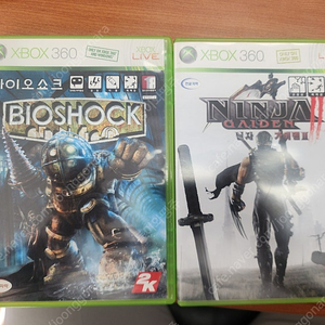 xbox360 바이오쇼크1, 닌자가이덴2 판매
