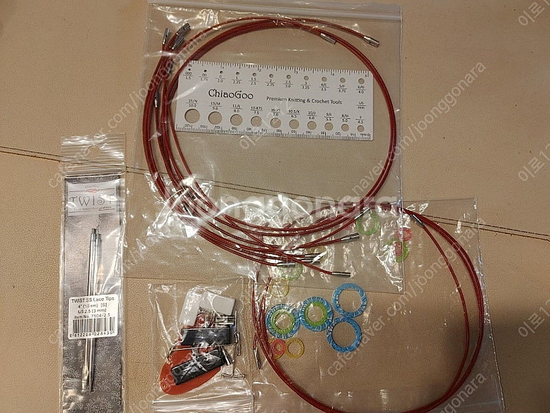 조립식 대바늘 치아오구 4인치 컴플리트 세트--2