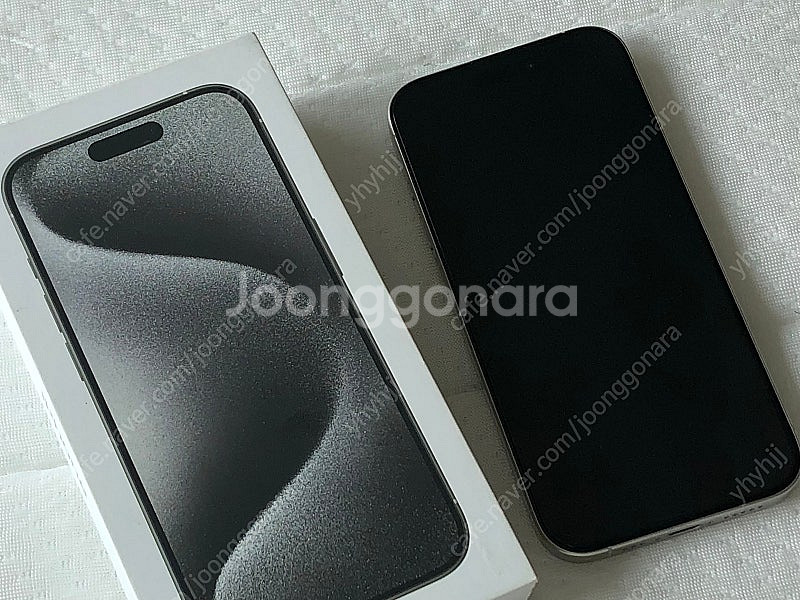 [자급제/애플케어]아이폰15프로 256GB 화이트티타늄--0