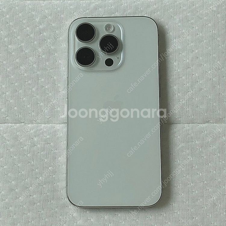 [자급제/애플케어]아이폰15프로 256GB 화이트티타늄--2
